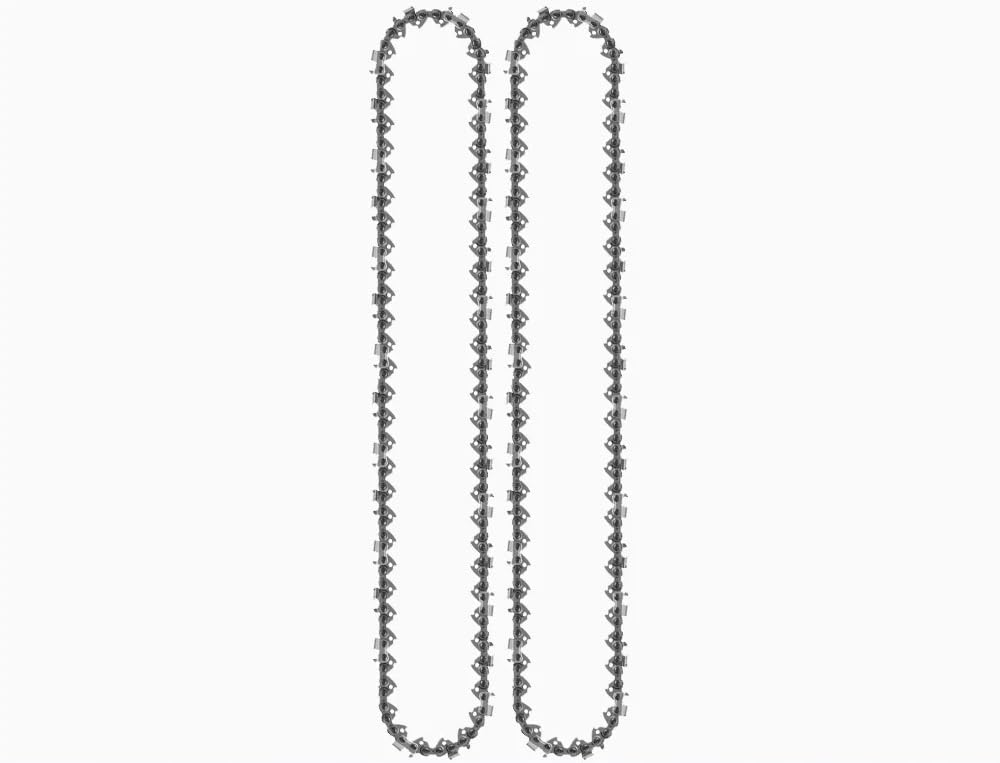 Chainsaw Chain, 16-inch Chainsaw Chain 64 Drive Links 0.325 inch Pitch 0.058 inch Gauge Rounded Cutters(2pcs 16-inch Chain)