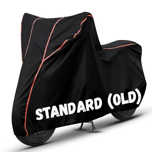 Image of Bike Cover for Standard (Old) 100% Waterproof, Dustproof & Scratch Resistant| Fully Bottom Elastic UV Resistant Heavy Duty Body Cover | All Weather Outdoor Use