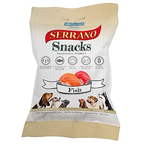 MEDITERRANEAN NATURAL Snacks Serrano Pescado para Perros Cover
