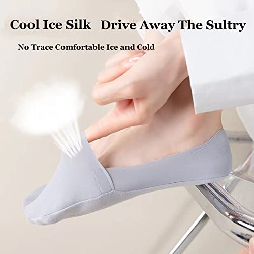 Thin No Show Socks Womens & Men, Invisible Ice Silk Socks, Low Cut Liner Non Slip Socks, loafers Socks2