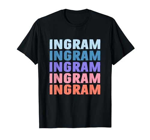 Funny Gift Name Ingram Personalized First Name T-Shirt