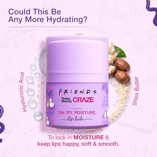 Image of Swiss Beauty Craze Oh. My. Moisture. Lip Balm | Moisturizing Lip Balm | Lasting Hydration | Deep Nourishment | Jelly Like Texture | Peachy Finish | Infused with Hyaluronic Acid and Shea Butter | 8g