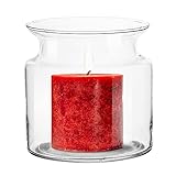Originelle Form : schlichte Zylinderform mit funktionellem, charakteristischem Schlitz lässt die Vase leicht ihren Platz in Ihrem Zuhause finden. Klares Glas verleiht ihm ein elegantes Aussehen