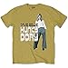 David Bowie T Shirt Hunky Dory Stance Logo Nue offiziell Herren Mustard Gelb