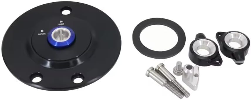 For BMW S1000RR S1000 RR S 1000 RR s1000rr 2009-2022 New Motorcycle CNC Fuel Engine Tank Cap Cover Accessories (Black - blue)