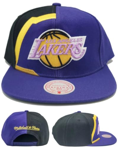 Purple Los Angeles Lakers Retroline Snapback by Mitchell & Ness