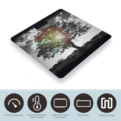 Báscula Digital de Baño con Pantalla LED Clara miniatura 3