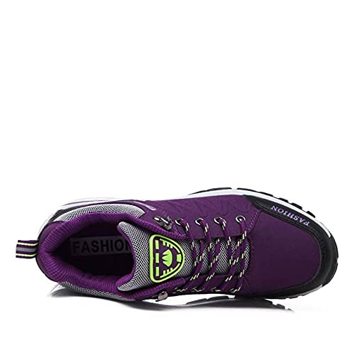 Sapatos de caminhada femininos da moda, antiderrapantes resistentes ao desgaste e respiráveis, sapat