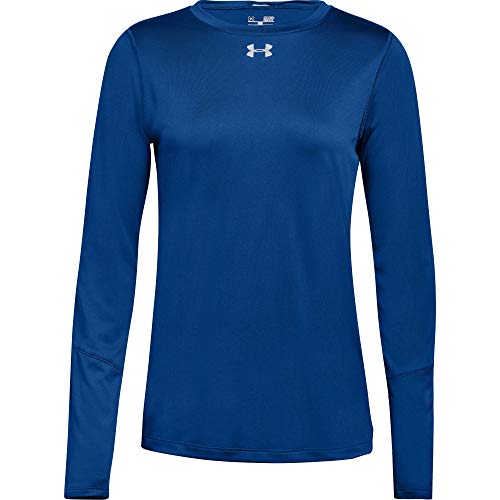 Under Armour Women's UA Long Sleeve Locker T-Shirt (XX-Large, Royal-Silver)