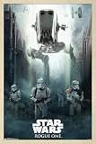 Star Wars: Rogue One - Siege Wall Poster, 22.4L' x 14.7W', Blonde Framed Version
