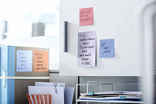 Sticky Notes, Memo Self-Stick 8 Pads/Pack,100 Sheets/Pad, 3 Inch X 3 Inch, Squares 4 Colors Child Fresh Easy Post #TOP4