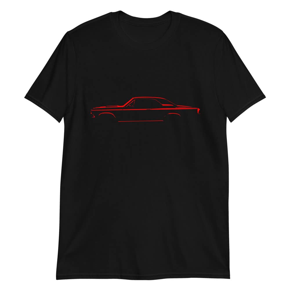 1966 Chevelle SS Super Sport Red Lines Silhouette Classic Car T-Shirt