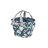 Reflektoren an allen Seiten Basil Damen MagnoliaCarryAll Lenkertaschen, Teal Blue, 15 L