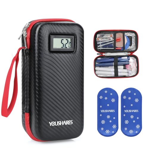 Pochette isotherme insuline YOUSHARES avec affichage de température pour voyage