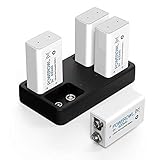 bateria 9v recargable peru Las pilas recargables 9v son más ecológicas y eficientes que las baterías alcalinas desechables; El uso 9V pilas recargables puede reducir las emisiones de desechos y proteger nuestro medio ambiente.