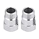 Sauerstoffsensor Adapter, 02 Sensor Spacer, Dioche 2 Stück 32 Mm M18 * 1,5 O2 Sauerstoffsensor Extender Verlängerung Spacer Stopfen Adapter Silber