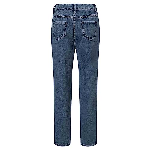 Cute Denim Pants for Teen Girls Fashion Ripped Y2K Streetwear High Waisted Pencil Jeans with Pocket Reg & Plus Size4