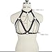 Gobuying Leather Waist Belt Harness Fashion Punk Goth Top Belt Bondage Chest Straps Studded Lingerie (StyleB)