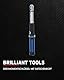 BRILLIANT TOOLS Ratschen Drehmomentschlüssel 1/4 Zoll mit Umschalt-Ratschenkopf BT141906 I 1-25 Nm I Mit Doppelskala in Nm und lbf•ft I Präzisions Schraubenschlüssel