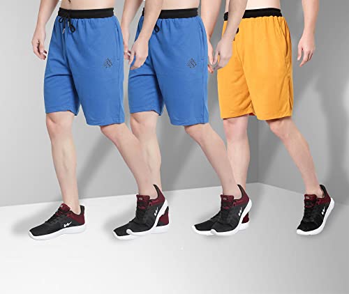 Image of OORA Men's Plus Sizes Cotton Shorts M to 5XL, 28 to 48 Inches Waistline