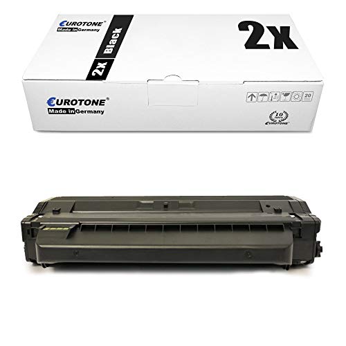Toner Dell 1130 par Eurotone lot de 2 cartouches noires pour imprimante