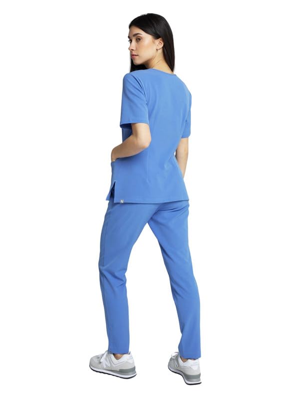 Damen-Kasack CASY für den Arzt- und Pflegebereich - Schlupfkasack modern & bequem mit Zwei praktischen Taschen - Medizinische Berufsbekleidung