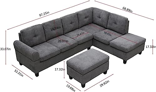 Mejores precios y opiniones de Sofás y seccionales con almacenamiento los más recomendados. 26 Imagen adicional