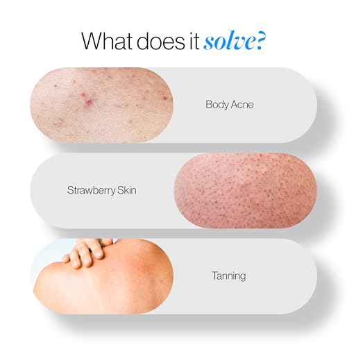 Image of Be Bodywise 12% AHA Body Scrub | Exfoliating Scrub with Glycolic Acid & Lactic Acid | Smoothens Strawberry Skin & Rough Bumps | Oat & Aloe Extract for Hydration | Vitamin E for Skin Protection | 300g