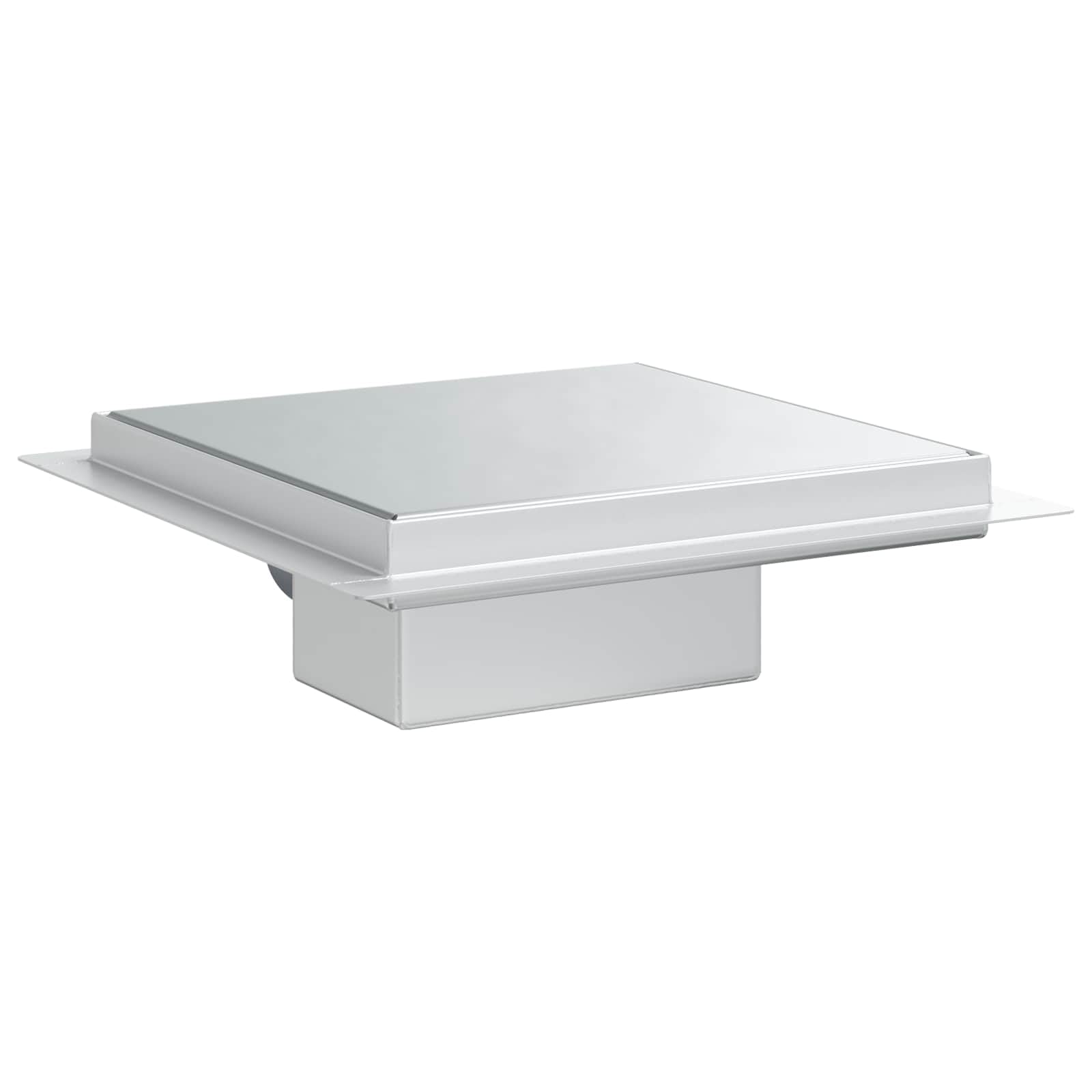 Drenaggio Doccia 2 in 1 Argento 20 x 20 cm Acciaio Inox 304, Articoli per idraulica, 2.066kg-42015933