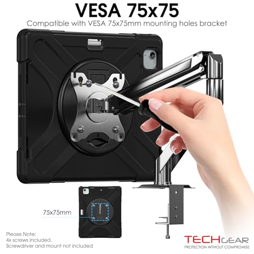 Étui VESA iPad Air 13 M3 coque robuste support 360 bras de table