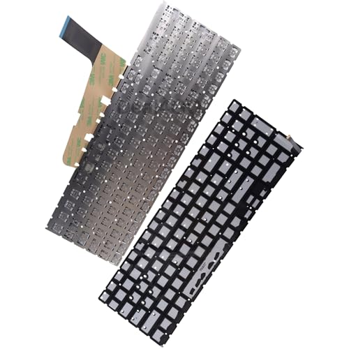 Teclado retroiluminado rojo para HP OMEN 16-WF con teclado numérico 2