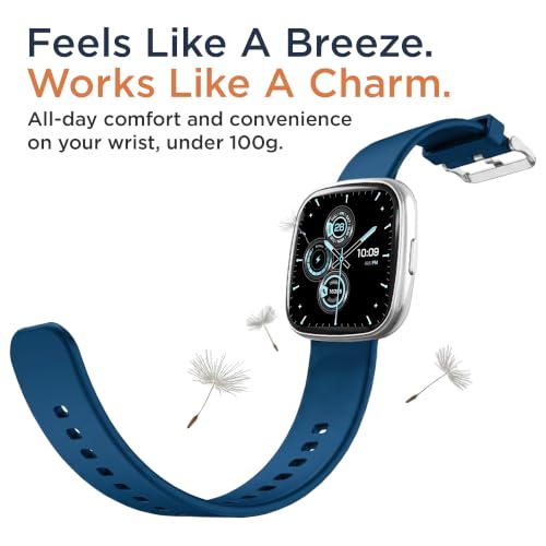 Image of Pebble Cosmos Air 1.73 inch HD Display Smartwatch with Bluetooth Calling & Voice Assistant (Classic Blue)