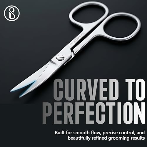Image of Beaute Secrets 9-in-1 Tweezers & Nail Cutter Set for Men & Women | Plucker for Hair Removal | Eyebrow Tweezers, Nail File, Scissors & Travel Case - Manicure Pedicure Grooming Set