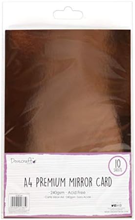 Dovecraft DCBS170 Essentials A4 Holographic Card, Multi Colour, 1