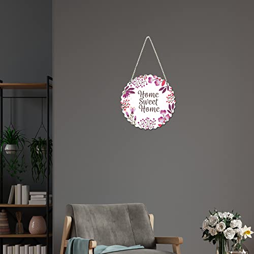 Image of Artvibes Home Sweet Home Quote Wall Hanger for Home|Office| Wall Decoration (WH 5509NN)( Multi 9)
