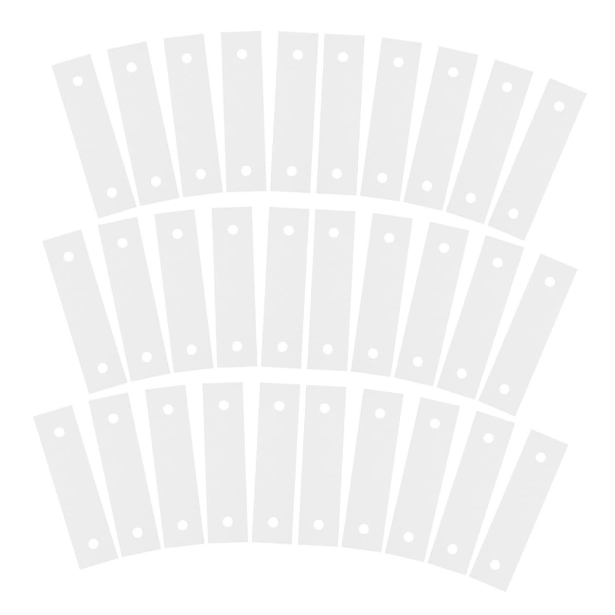 COLLBATH 1750 Pcs Optometre Pad Accessories Optical Equipment Supply Optometry Accessories Safety Optometry Supplies Equipment Accessory Paper White