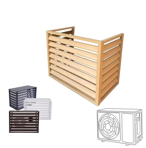 Cubierta de unidad de CA ideal para decoración de jardín y terrazas familiares modernas