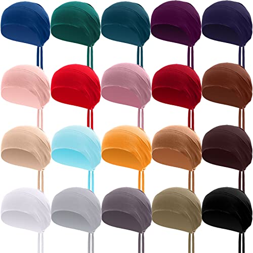 Handepo 20 Pcs Cotton Islamic Hijab Set - Adjustable Non-Slip