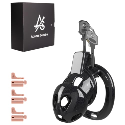 Adam’s Sceptre Small Black Chastity Cage
