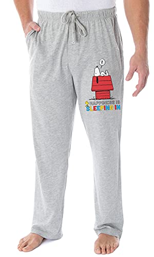 Peanuts Adult Snoopy Sleeping In Character Loungewear Sleep Pajama Pants