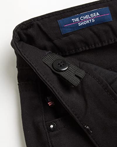 Vigoss Girls’ Shorts – Basic Soft Stretch Twill Shorts For Girls – Kids’ Adjustable Roll-Cuff Shorts (4-16), Size 16, Black #TOP3