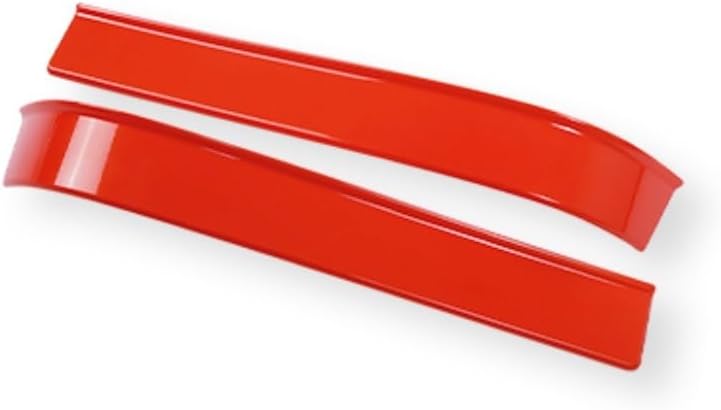 ABS Plastic Compatible for Great Wall Tank 300 2022 2023 Car Tailgate Left and Right Rear Corner Guard Trim Strip Exterior Accessories(Orange 2pcs)