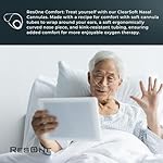 ResOne 7Ft High Flow Soft Adult Oxygen Nasal Cannula 5-Pack - Curved Prongs, Crush-Resistant Tubing - Nasal Tubes, Oxygen Concentrator Supplies - Soft Curved Nose Piece, Standard Size, 15 LPM - Image 5