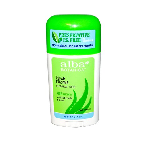 Alba BotanicaSTICK DEOD,ALOE UNSCENTED, 2 OZ