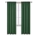 Deconovo Pastoral Blackout Curtains Rod Pocket Window Decoration Curtains for Bedroom and Living Room 42Wx84L Inch Dark Forest 2 Panels