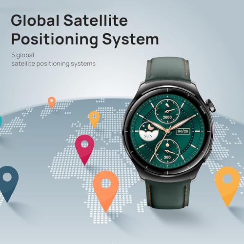 Mibro Lite3 Pro Relógio inteligente para homens, Chamada Bluetooth GPS Relógio de fitness, Rastreador de atividades Tela UHD AMOLED de 1,32'' 5ATM à prova d'água, para iOS e Android (Verde escuro) - Imagem 6