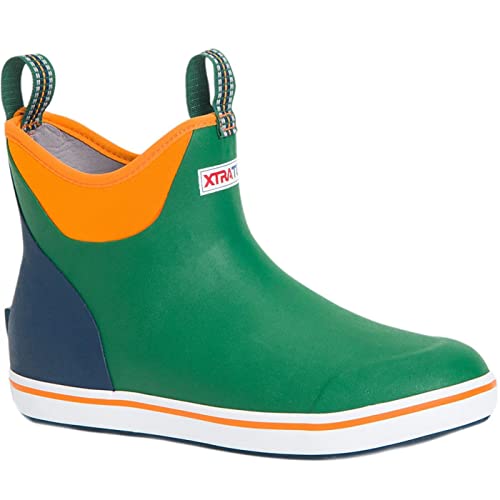 Xtratuf Men's 6 Inch Ankle Deck Boot, Dark Green, Size 12 #TOP5