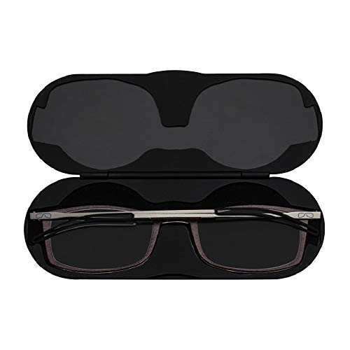 Thinoptics Unisex Adult Milano Aluminum Case + Frontpage Brooklyn Reading Glasses, Red Frames Silver Case, 2.5 X Us #TOP1