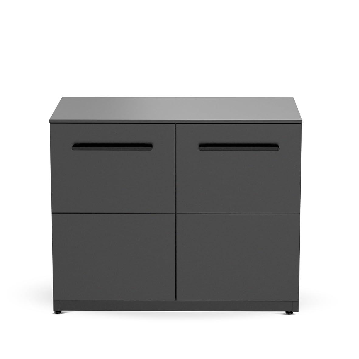 Cozze Schrankmodul für Outdoor Küche – Unterschrank mit Türen & 15 mm HPL-Arbeitsplatte – Wetterfester Stahl – 90x110x60 cm
