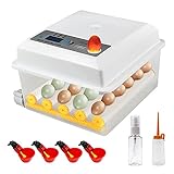 ✿ 【Multifuncation Design】 Dieser Inkubator eignet sich zum Inkubieren aller Geflügel - Hühner, Enten, Gänse, Wachteln, Vögel, Tauben usw. Transparente Basis für die Sichtbarkeit des Schlupfens von Eiern, perfekt für Inkubationsstunden und Demonstrationen.